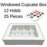 12 Hole 25X Cupcake Boxes Cupcakes Box